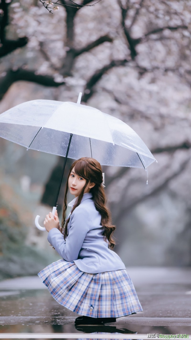 JK：樱花日常，人美如画