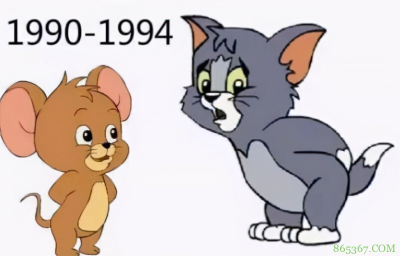 网友分享猫和老鼠画风变化，50年代的我最喜欢，最近的感觉一般