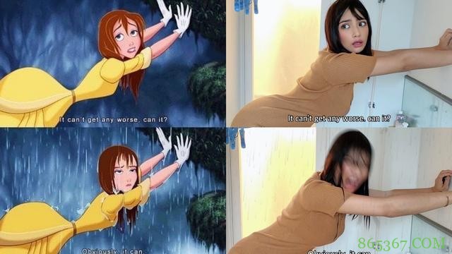 国外妹子cos迪士尼公主，啥造型奇葩来啥，凭搞笑风走红