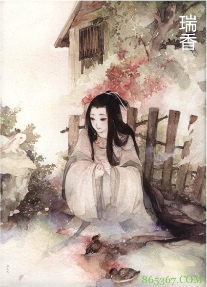 画师大佬绘制花卉拟人,既能科普花朵又能宣传古风,太美了