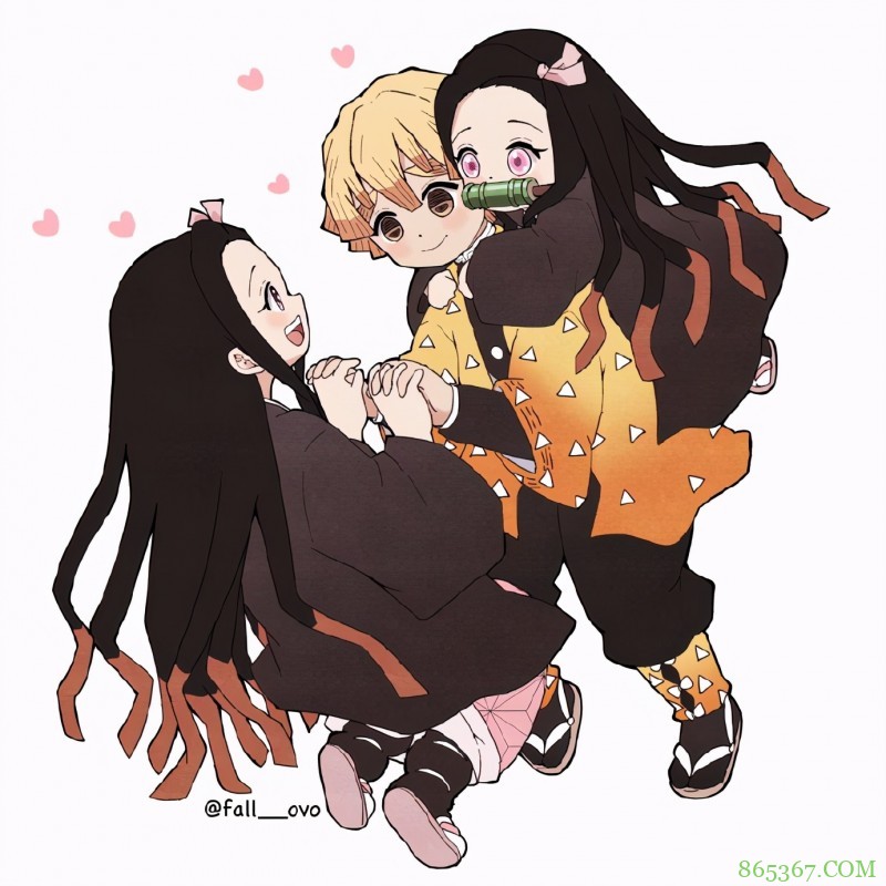 鬼灭之刃:善逸祢豆子太会秀恩爱了!COS白雪公主,还一起逛街