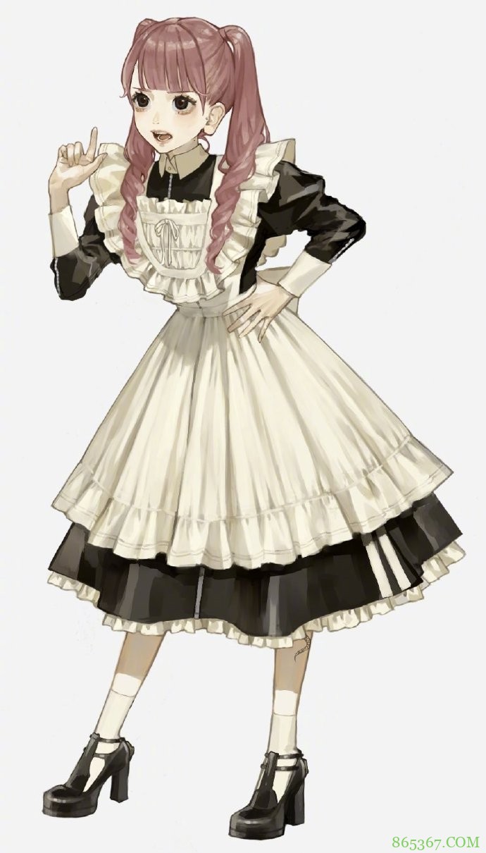 喜欢女仆妹子的推荐收藏下这位画师的作品，笔下的妹子好可爱啊