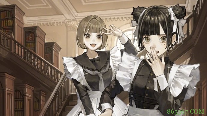 喜欢女仆妹子的推荐收藏下这位画师的作品，笔下的妹子好可爱啊