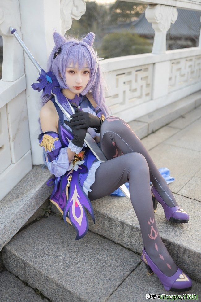 cos：原神刻晴cos正片@破茄，你愿意和我一起见证嘛