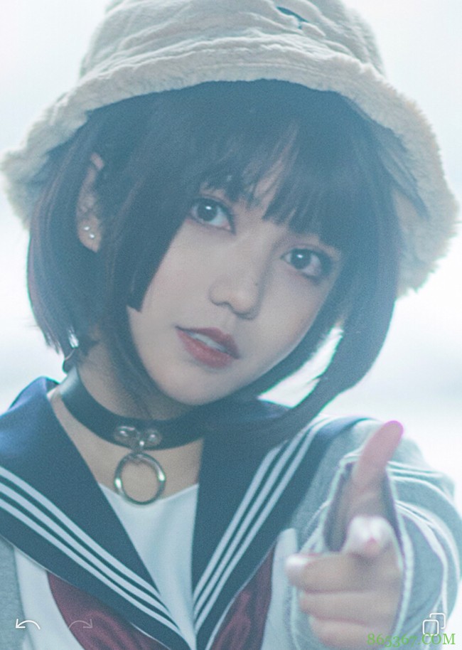 短发精灵JK制服小姐姐。