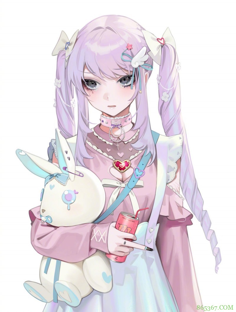 画师笔下的粉色系小姐姐太可爱了,还有一点危险的感觉,我爱了