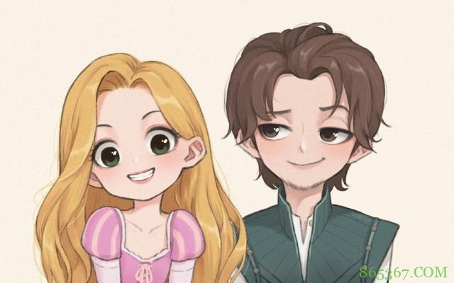 迪士尼公主拍情侣照，每一对都好般配，艾莎安娜只有姐妹同框了