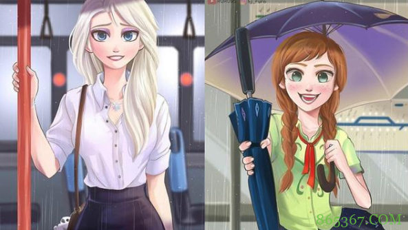 假如冰雪奇缘发生在现代，艾莎女王多半是个女企业家，衣服真好看