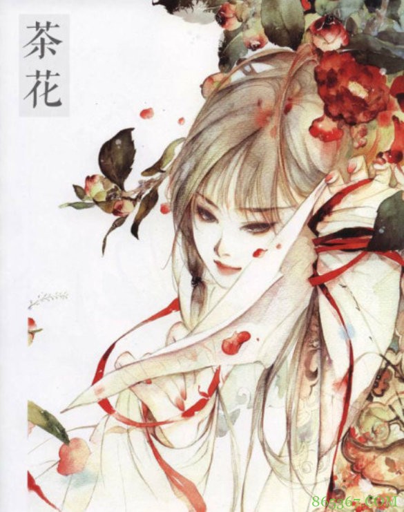 画师大佬绘制花卉拟人,既能科普花朵又能宣传古风,太美了