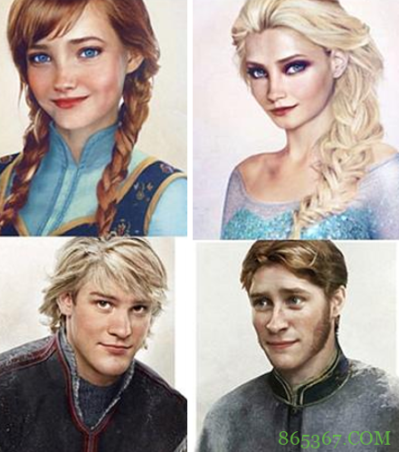 CG+P图，迪士尼公主变真人版，美人鱼我感觉还行，艾莎不如原版