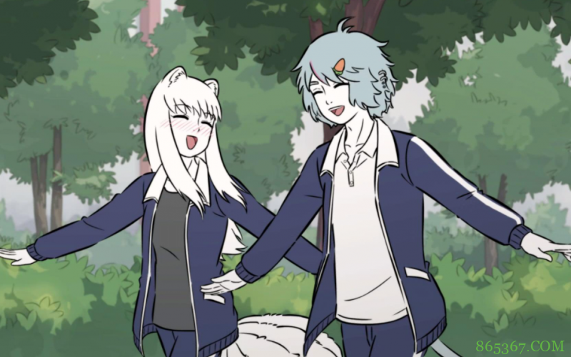 疯狂兔子客串非人哉，去杨戬咖啡店打工，哮天和他们挺配啊