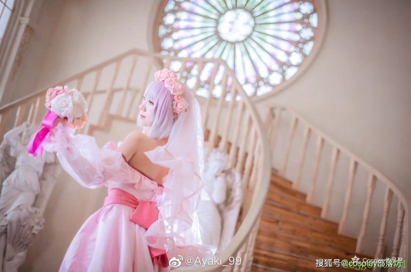 cos：新条茜花嫁cos正片@Ayaki