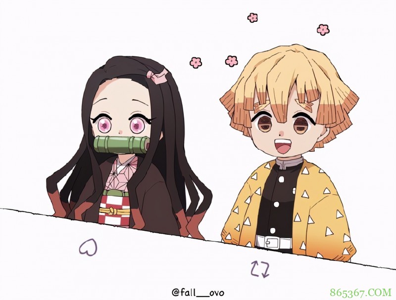 鬼灭之刃:善逸祢豆子太会秀恩爱了!COS白雪公主,还一起逛街