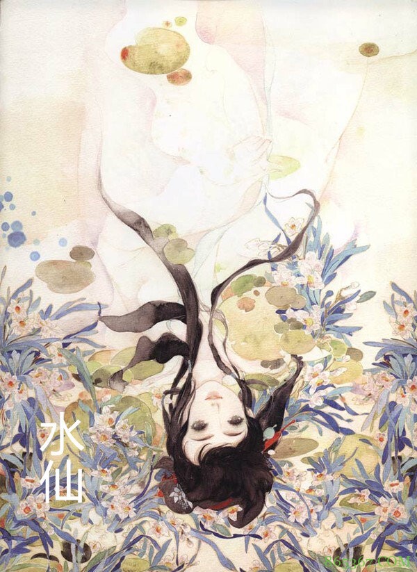 画师大佬绘制花卉拟人,既能科普花朵又能宣传古风,太美了