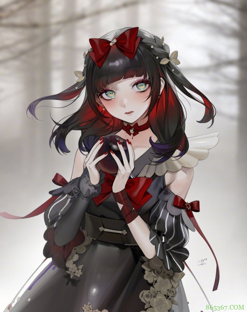 画师笔下的粉色系小姐姐太可爱了,还有一点危险的感觉,我爱了