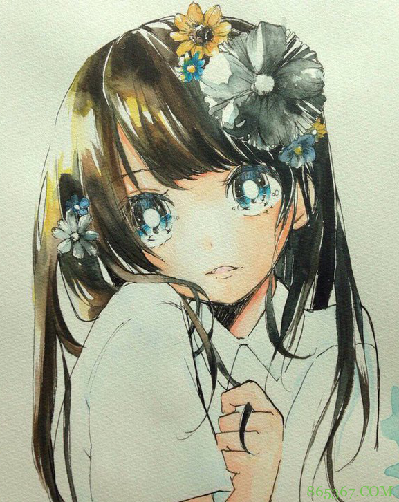 日本画师大佬真强悍,高中就开始接商稿,还有初中就画商业漫画的