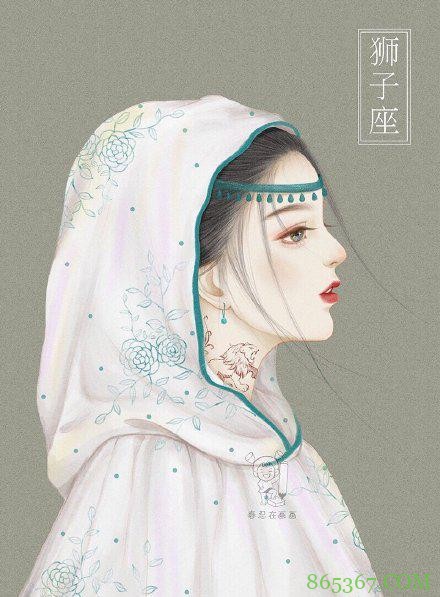 画师将12星座画成古风美少女，天秤座太可爱了，12生肖求安排