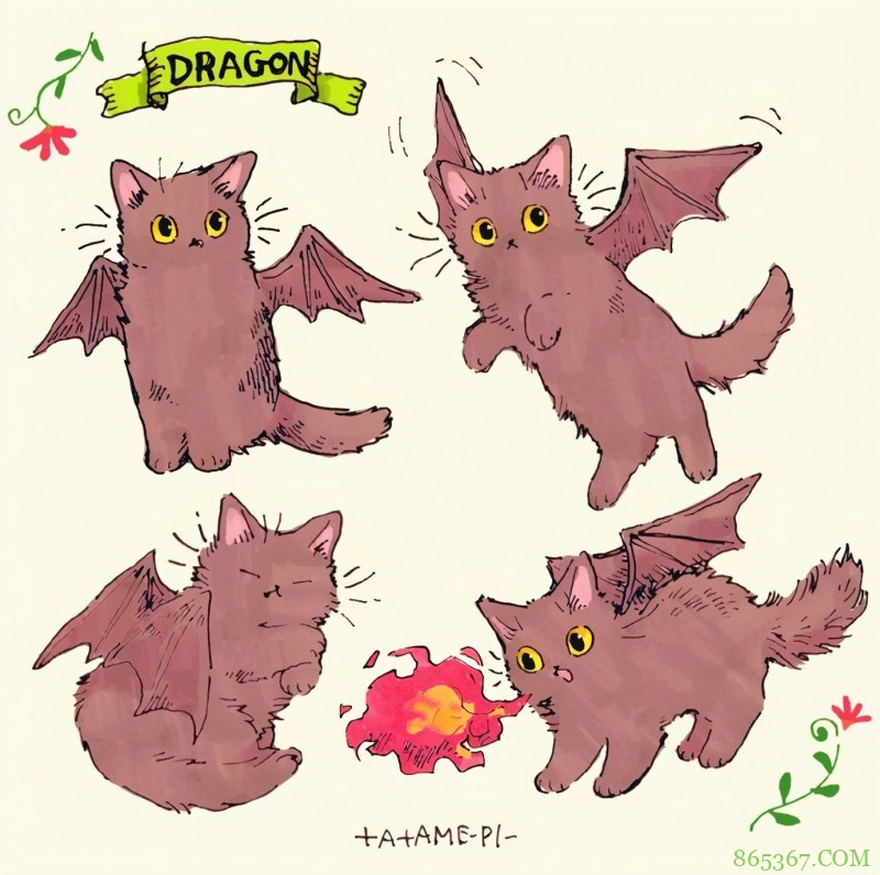 看多了猫耳娘，看看画师笔下的猫猫也挺好，多么可爱的生物啊