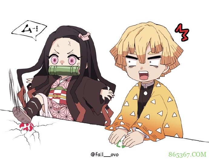 鬼灭之刃:善逸祢豆子太会秀恩爱了!COS白雪公主,还一起逛街