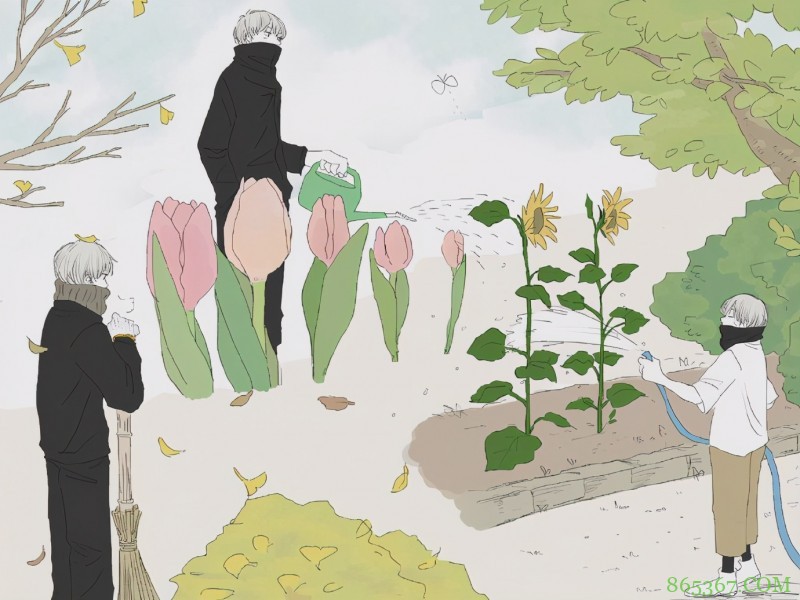 咒术回战：画师绘制狗卷前辈的日常生活，如果有这样的番外太棒了