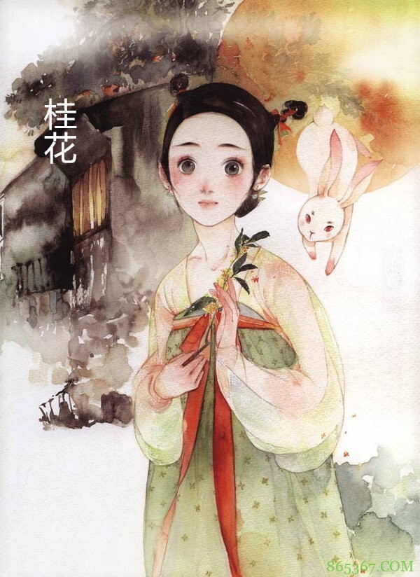 画师大佬绘制花卉拟人,既能科普花朵又能宣传古风,太美了
