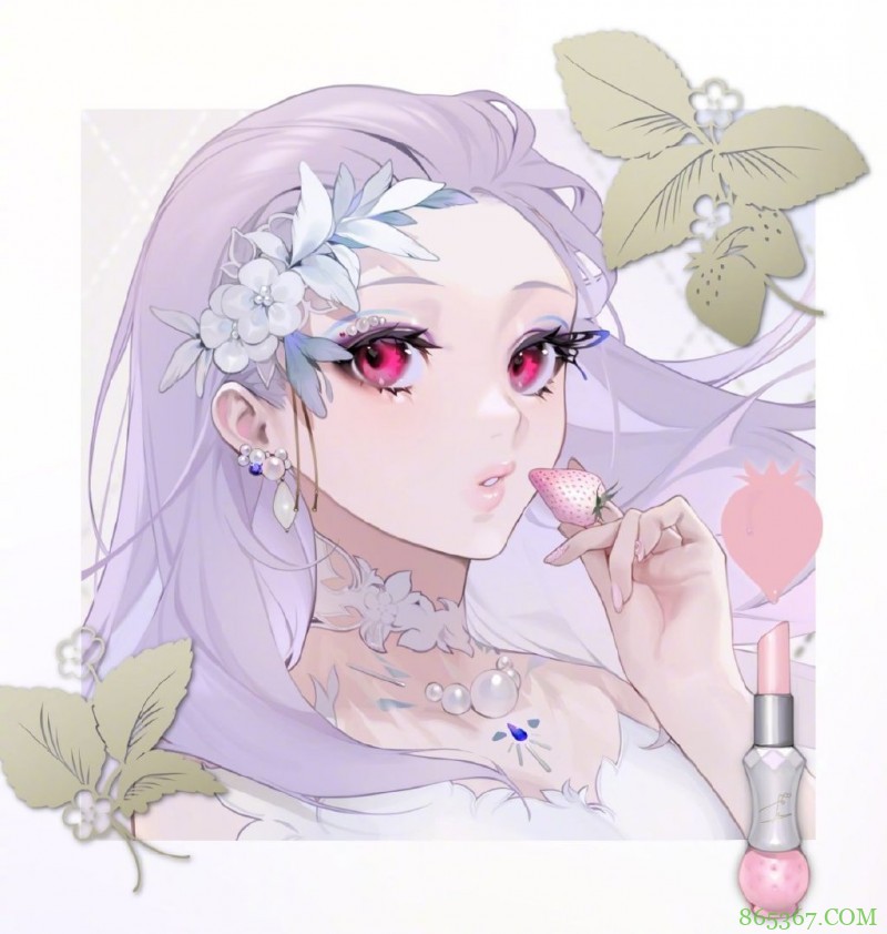 画师笔下的粉色系小姐姐太可爱了,还有一点危险的感觉,我爱了