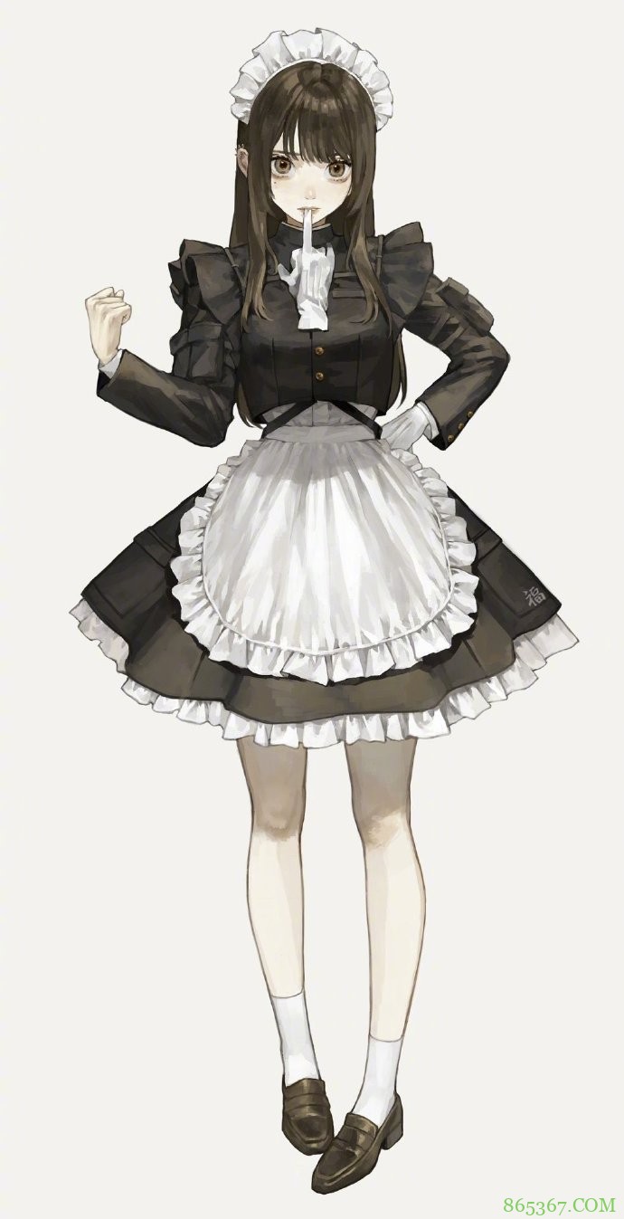 喜欢女仆妹子的推荐收藏下这位画师的作品，笔下的妹子好可爱啊