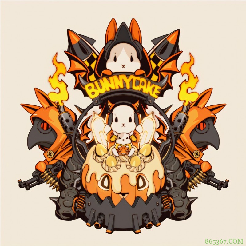 画师笔下全副武装的兔子们,开着坦克驾驶着机甲,猛男就该看这个