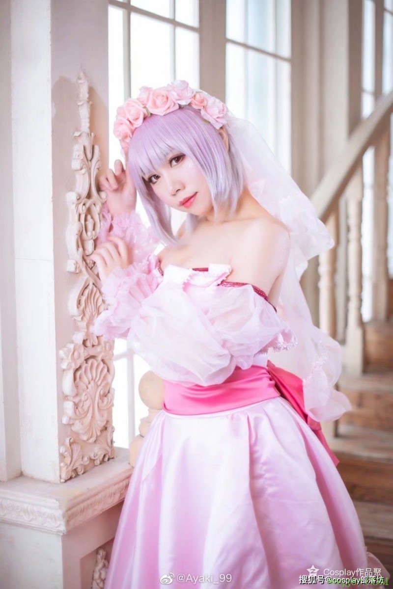 cos：新条茜花嫁cos正片@Ayaki