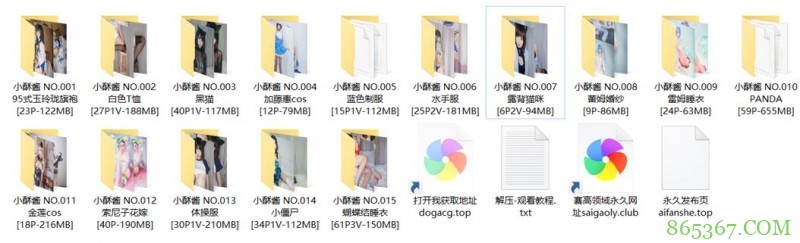 斗鱼主播 &#8211; 小酥酱超性感cos写真15套合集【423P+12V/2.48G】