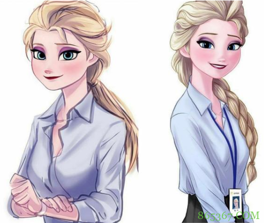 假如冰雪奇缘发生在现代，艾莎女王多半是个女企业家，衣服真好看