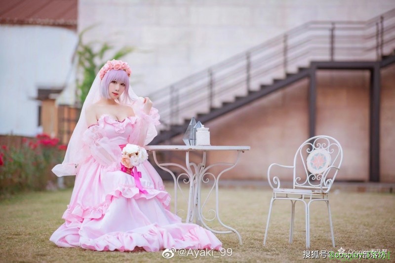 cos：新条茜花嫁cos正片@Ayaki