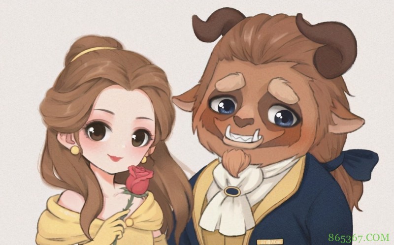 迪士尼公主拍情侣照，每一对都好般配，艾莎安娜只有姐妹同框了