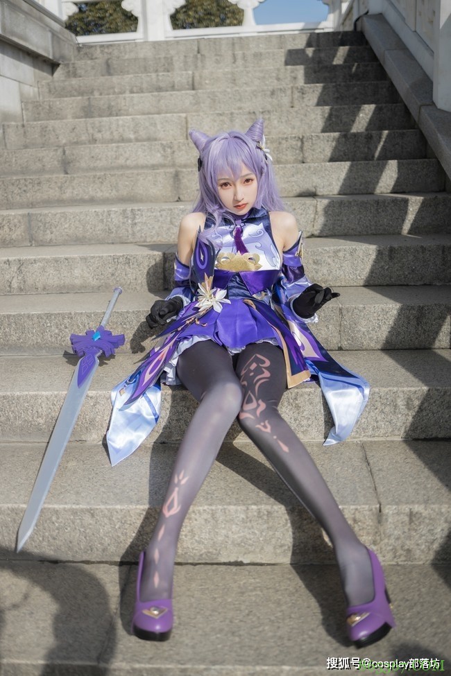 cos：原神刻晴cos正片@破茄，你愿意和我一起见证嘛