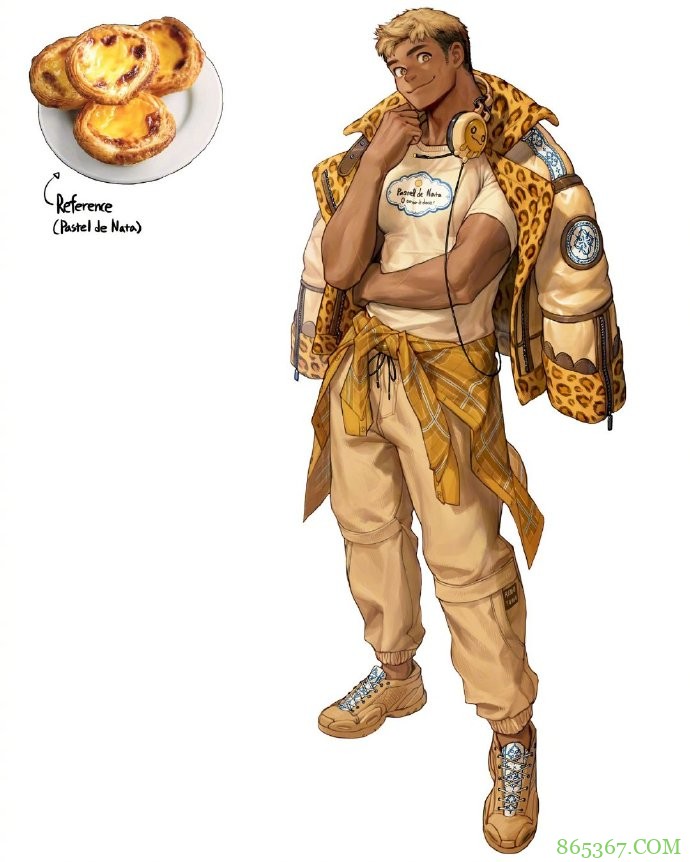 蛋挞生蚝一类的美食也能拟人化,猕猴桃变成可爱妹子,太萌啦