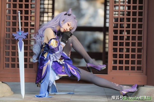 cos：原神刻晴cos正片@破茄，你愿意和我一起见证嘛