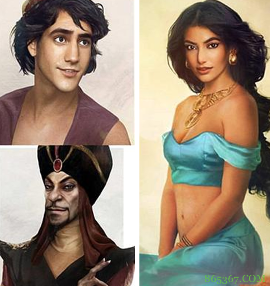 CG+P图，迪士尼公主变真人版，美人鱼我感觉还行，艾莎不如原版