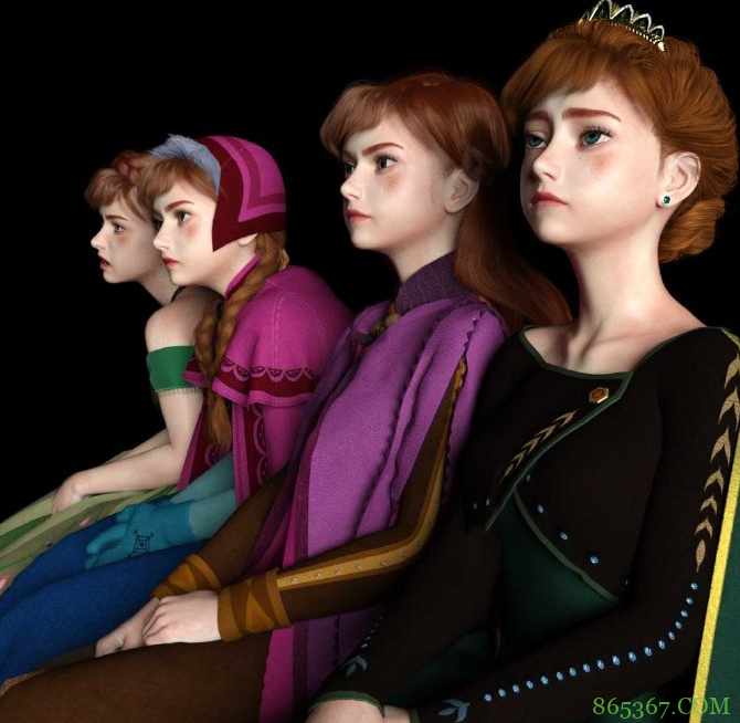 国外大佬创作超酷版艾莎女王,不仅姐姐帅,安娜也超帅的