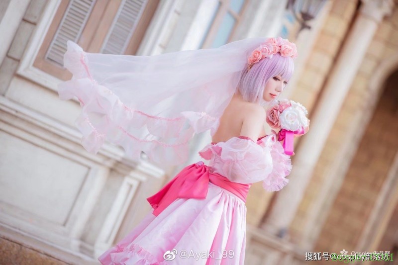 cos：新条茜花嫁cos正片@Ayaki