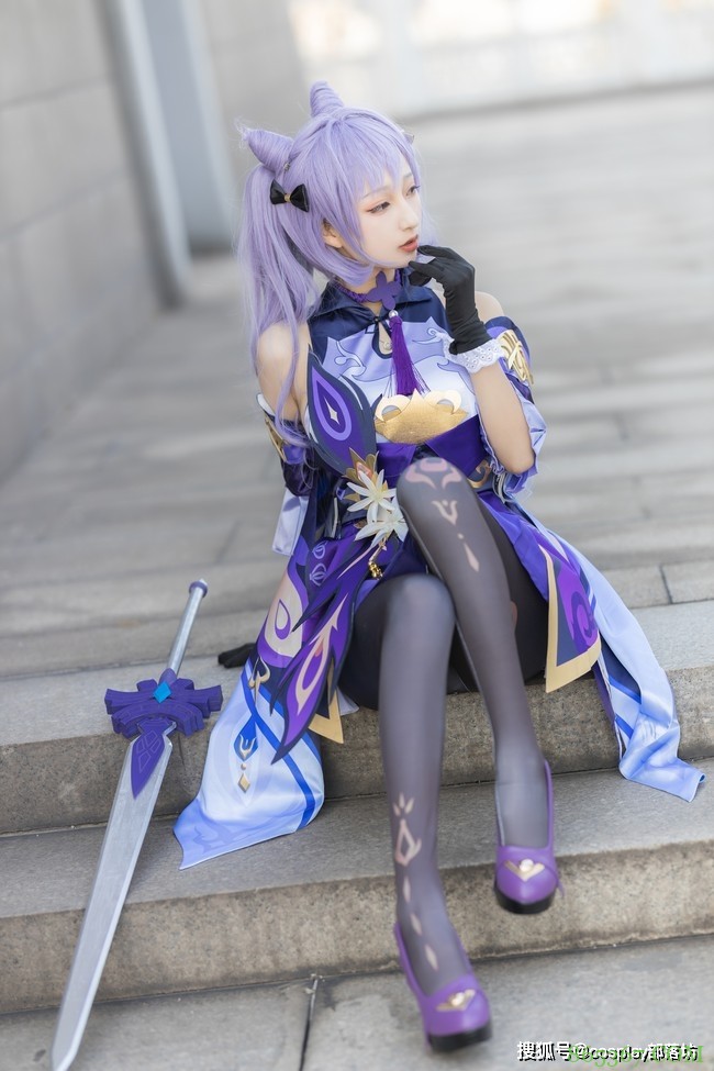 cos：原神刻晴cos正片@破茄，你愿意和我一起见证嘛