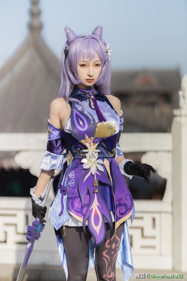 cos：原神刻晴cos正片@破茄，你愿意和我一起见证嘛