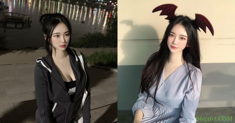 夜游汉江的「小恶魔正妹」,穿这样运动有够犯规!