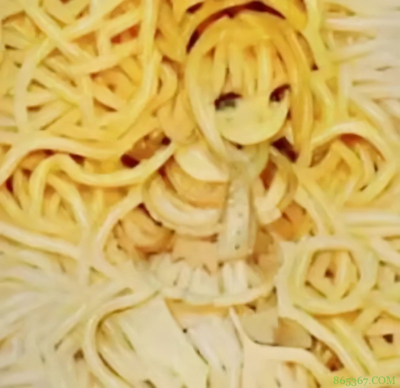 面条被人做成动漫角色,真有人这么闲干这事?其实都是靠的高科技