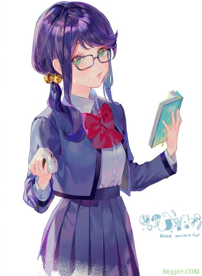 画师笔下的短发双马尾妹子太可爱了，先收藏一波