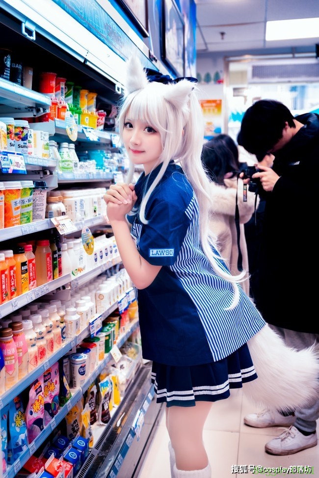 cos：碧蓝航线夕立cos正片@紫氯氯