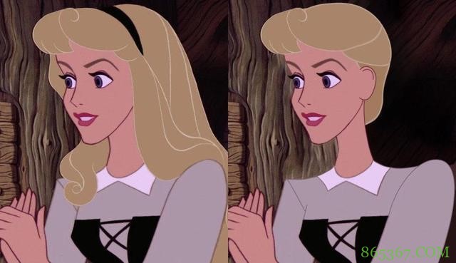迪士尼公主被P成短发，艾莎看着好飒，乐佩官方有原版