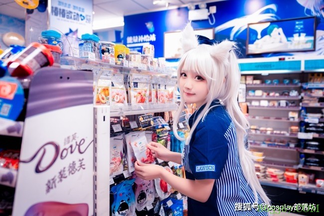 cos：碧蓝航线夕立cos正片@紫氯氯