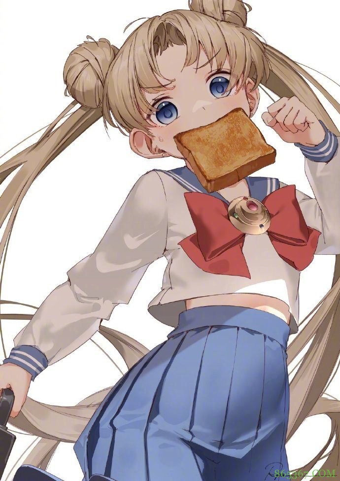 画师笔下圆圆脸的吃货小姐姐们好可爱,感觉一天都被治愈了