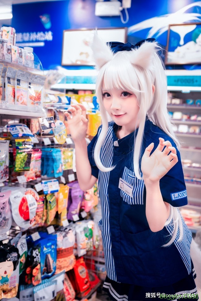 cos：碧蓝航线夕立cos正片@紫氯氯