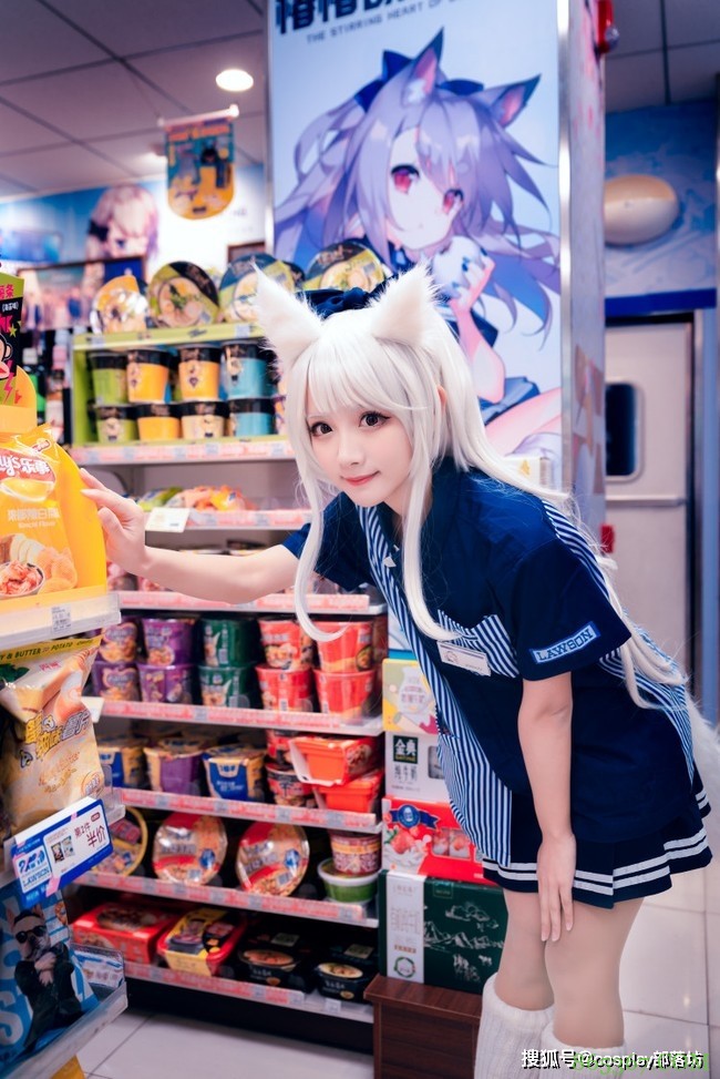 cos：碧蓝航线夕立cos正片@紫氯氯